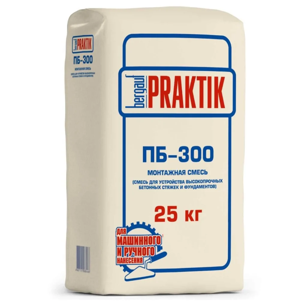Пескобетон Bergauf Praktik М-300 (25 кг)