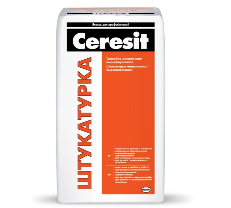 Штукатурка цементная Ceresit (25 кг)